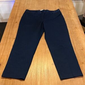 Liz Claiborne Emma Ponte Womens Ankle Mid Rise Ankle Pant